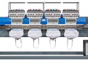 Промышленная четырехголовочная вышивальная машина ZSK RACER 4WL поле вышивки 495 х 700 мм.
