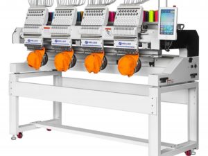 Промышленная четырёхголовочная вышивальная машина VE 1504C-TS2 FREESTYLE поле вышивки 400 x 400 мм 