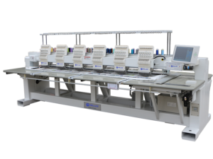 Промышленная двенадцатиголовочная вышивальная машина VELLES VE 1212 FAS поле вышивки 500 x 680 мм 