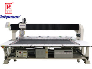 Безостановочная автоматическая швейная машина для кожи с вращающейся головкой RPAS-L-NS-1-1150×1250-B-IS2-VR2-LH100-RH,UTC-3P380